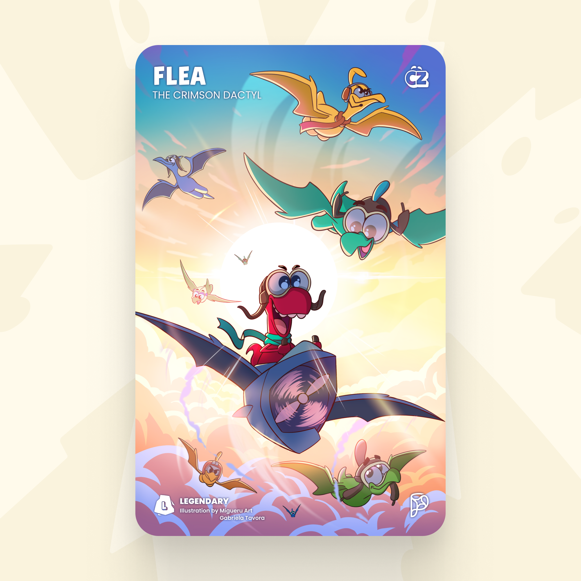 Flea, Crimson Dactyl